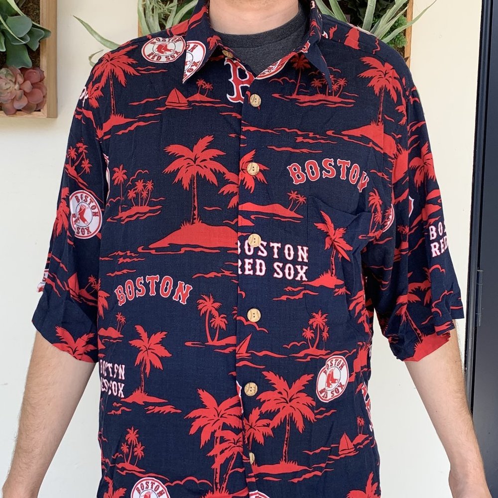 Reyn Spooner MLB Red Sox Hawaiian Shirt